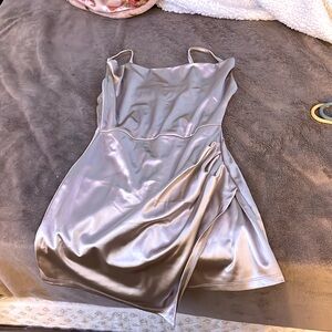 I am selling this cute dress with built in shorts, silky smooth, tight fitting.